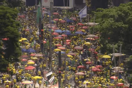 Apoiadores de Bolsonaro Av Paulista